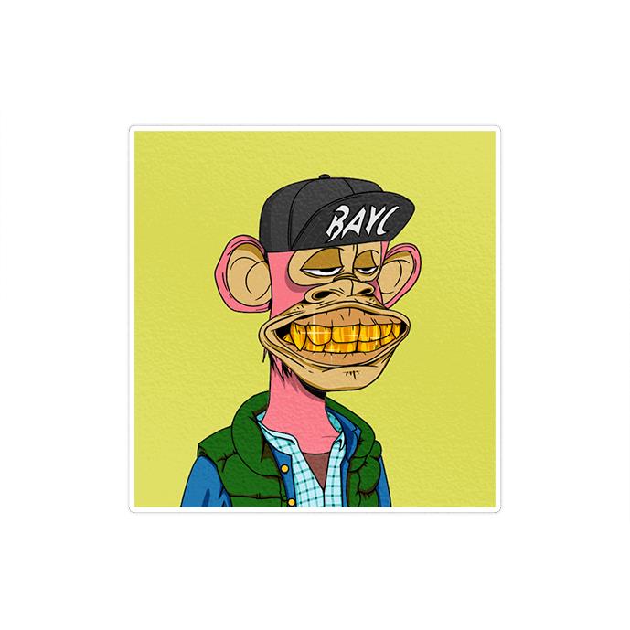 استیکر لپ تاپ ماسا دیزاین طرح monkey مدل STK1704